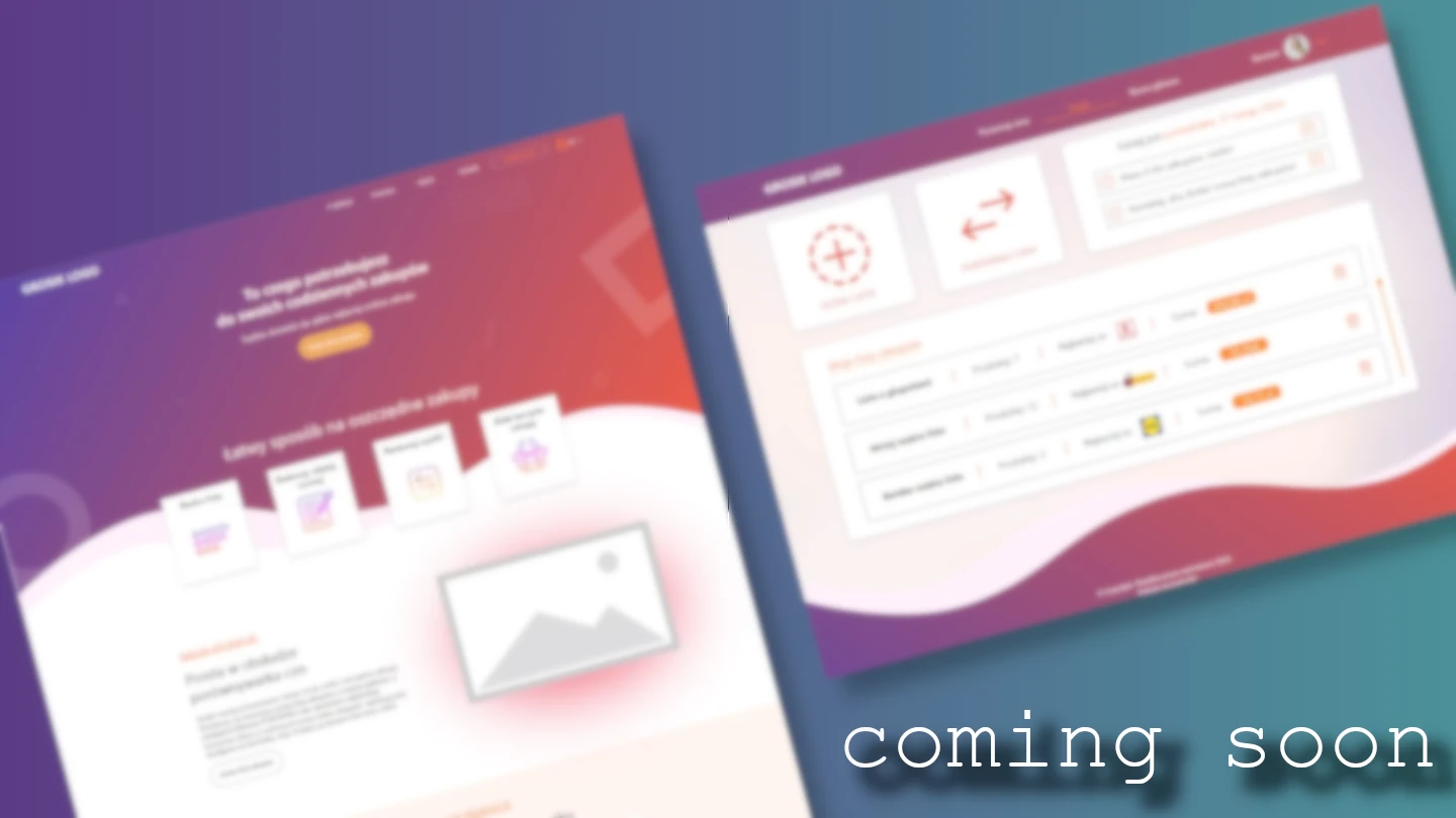 An illustrative print screen of the application with the home page.